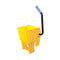 Sidepress Bucket And Wringer Yellow, SIZE, 26 Qt Yellow, FLOOR CLEANING, BUCKETS & WRINGERS, 3081