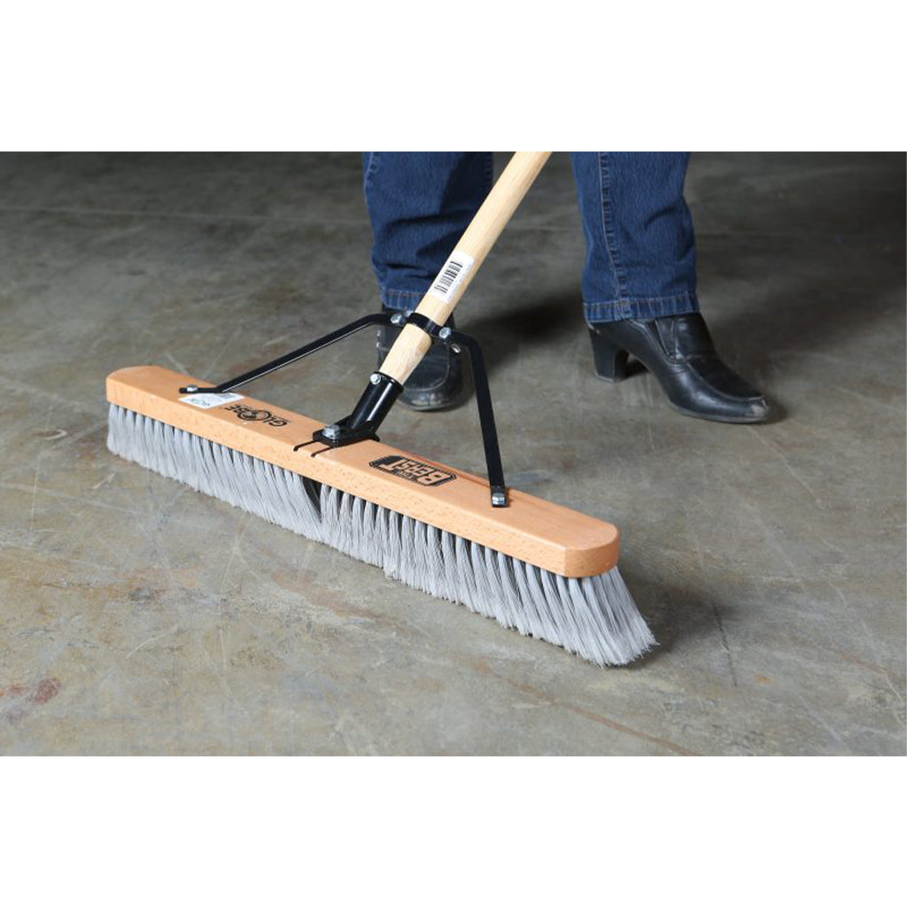 The Beast™ Assembled Wood Block Contractor Push Brooms
