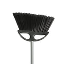 angled brush head with black brissels and metal handle, 10 Inch Lobby Angle Broom, FLOOR CLEANING, ANGLE BROOMS, 3032