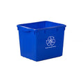 short recycling bin for paper and plastic, Curbside Recycling Bin, SIZE, 16 Gallon, WASTE, RECYCLING CONTAINERS, 9300