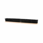 natural wood block broom brush with black brissels, Value Line Medium Push Broom Head, SIZE, 36 Inch, FLOOR CLEANING, PUSH BROOMS, 4582