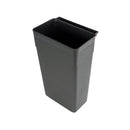 black tall side hang cart bins, Utility Cart Bin, SIZE, Tall Refuse Bin, MATERIAL HANDLING, SERVICE-UTILITY CARTS, 5003