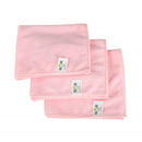 yellow 3 stack of cleaning cloths, 16 Inch X 16 Inch 240 Gsm Microfiber Cloths, COLOR, Pink, Package, 20 Packs of 10, MICROFIBER, CLOTHS, Best Seller, COVID ESSENTIALS, 3130P