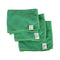 green 3 stack of cleaning cloths, 14 Inch X 14 Inch 240 Gsm Microfiber Cloths, COLOR, Green, Package, 20 Packs of 10, MICROFIBER, CLOTHS, Best Seller, COVID ESSENTIALS, 3131G