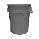 grey garbage bin with side handles, Grey Waste Containers, SIZE, 20 Gallon, WASTE, ROUND UTILITY CONTAINERS AND LIDS, Best Seller, 9620,9632,9644