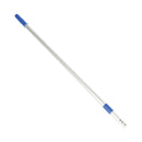 metal mop handle with blue trim for cleaning, 60 Inch - 72 Inch Telescopic Microfiber Handle, MICROFIBER, FRAMES & HANDLES, 3305