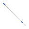 metal mop handle with blue trim for cleaning, 60 Inch - 72 Inch Telescopic Microfiber Handle, MICROFIBER, FRAMES & HANDLES, 3305
