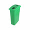 green garbage bin with recycling bottle and can garbage lid, 26 Gallon Slim Container, COLOR, Green, WASTE, SLIM CONTAINERS & LIDS, 9514