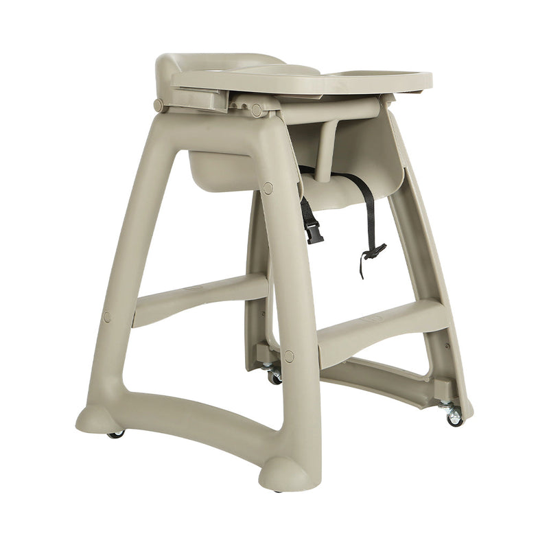 childrens highchair with tray and cupholder groove top view, High Chair With Wheels And Tray, FOOD SERVICE, HIGH CHAIRS, 1133