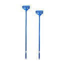 blue quick release mop handle closed 54 inch and 60 inch, Quick Release Metal Mop Handle, SIZE, 54 Inch, FLOOR CLEANING, HANDLES, Best Seller, 3122,3121