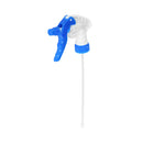 blue spray trigger and bottle next accent with white body, Trigger Sprayer, SIZE, 9.25 Inch Tube With 32Oz Bottle, COLOR, Blue, GENERAL CLEANING, TRIGGERS PUMPS & BOTTLES & CAPS, COVID ESSENTIALS, 3558B