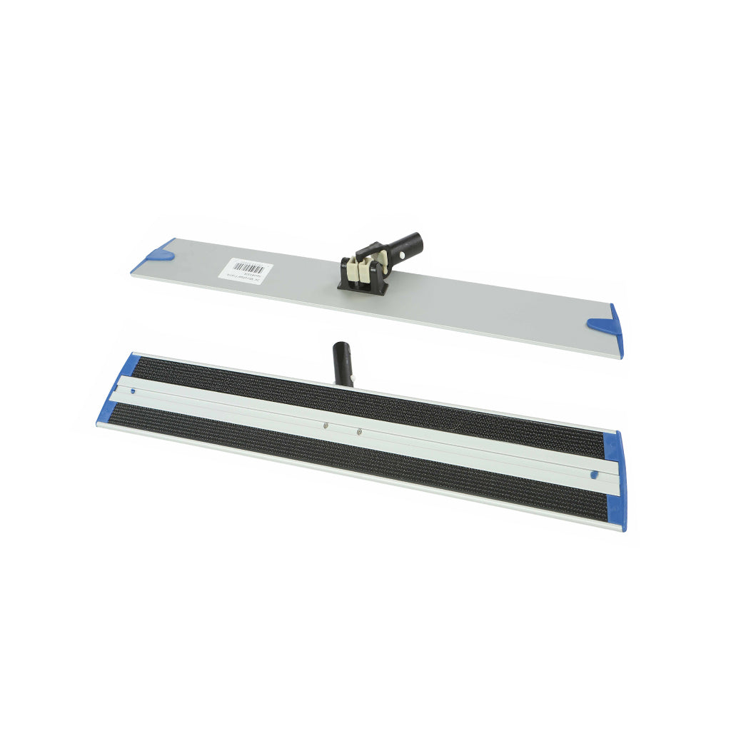 metal frame with brue trim mop head handle 18inch, Microfiber Frame, SIZE, 18 Inch, MICROFIBER, FRAMES & HANDLES, 3307