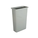 rectangular grey garbage bin, 23 Gallon Slim Container, COLOR, Grey, WASTE, SLIM CONTAINERS & LIDS, Best Seller, 9510