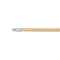 wooden mop stick with metal tip screw, Threaded Metal-Tip Lacquered Wood Handle, SIZE, 1 5/16Th Inch X 54 Inch, FLOOR CLEANING, HANDLES, 4075,4076,4089