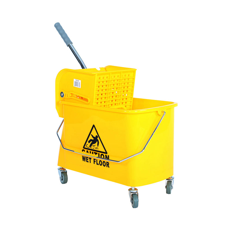 Sidepress Bucket And Wringer Yellow, SIZE, 21 Qt Yellow, FLOOR CLEANING, BUCKETS & WRINGERS, 3082