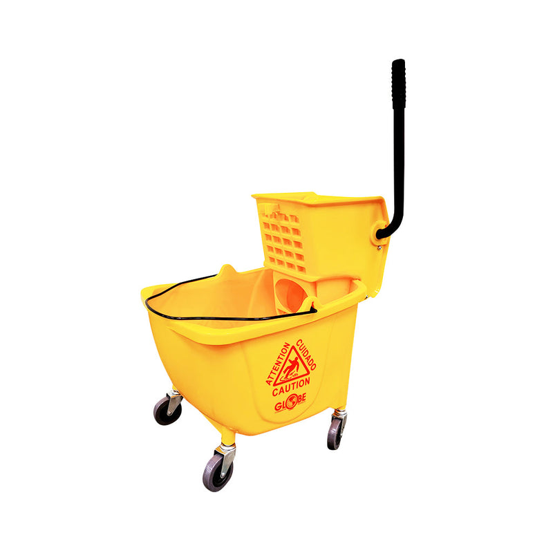 Sidepress Bucket And Wringer Yellow, SIZE, 35 Qt Yellow, FLOOR CLEANING, BUCKETS & WRINGERS, Best Seller, 3080Y