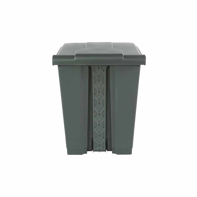 step on bin back view, Step On, SIZE, 8 Gallon, WASTE, STEP-ON CONTAINERS, COVID ESSENTIALS, 9672,9673,9674