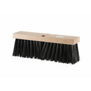 natural wood block broom brush with black brissels, Barn-Street Rough Broom Head, SIZE, 14 Inch, FLOOR CLEANING, PUSH BROOMS, 4458