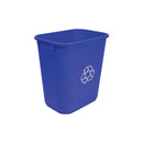 blue paper and plastics recycling bin, 26 L Recycling Soft Wastebaskets, COLOR, Recycling Blue, WASTE, DESKSIDE CONTAINERS, 9756BLU