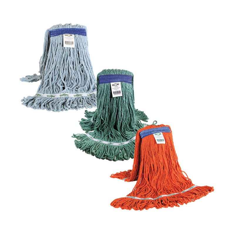 Syn-Pro® Synthetic Narrow Band Wet Orange Looped End Mop, SIZE, 16 Oz, FLOOR CLEANING, WET MOPS, 3090O, 3091O,3092O,3832O