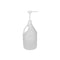 bottle with white press pump trigger with straw, Bottle Pump, SIZE, 1 Oz / 20L Pails, COLOR, White, GENERAL CLEANING, TRIGGERS PUMPS & BOTTLES & CAPS, COVID ESSENTIALS, 3566