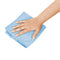 16 Inch X 16 Inch 240 Gsm Microfiber Cloths, COLOR, Blue, Package, 20 Packs of 10, MICROFIBER, CLOTHS, Best Seller, COVID ESSENTIALS, 3130B