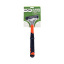 4 inch crapper with orange and black grip and globe green packaging, 4 Inch Heavy Duty Scraper, RELATED, Blister Packed 12 Inch Long Handle / 6 Scraper Blades, GENERAL CLEANING, SCRAPERS, 4200,4201