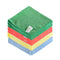 assorted pack yellow, blue, green, red, 16 Inch X 16 Inch 240 Gsm Assorted Retail Microfiber Cloths, Package, 12 Pack, MICROFIBER, CLOTHS, NEW, 3199