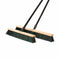 natural wood block broom brush with green and black brissels and black handle, Side-Clipped Pathfinder Medium Push Broom Head, SIZE, 18 Inch, FLOOR CLEANING, PUSH BROOMS, 4482,4483