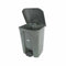 step on bin lid open, Step On, SIZE, 8 Gallon, WASTE, STEP-ON CONTAINERS, COVID ESSENTIALS, 9672,9673,9674