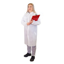 lab coats worn red clip board woman, Disposable Lab Coat, SIZE, Medium, PPE-PERSONAL PROTECTIVE EQUIPMENT, LAB COATS, COVID ESSENTIALS, 7715, 7716,7717,7718,7719