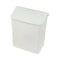 rectanular white bin with flap, Plastic Sanitary Napkin Disposal Unit, WASHROOM CARE, SANITARY NAPKINS & DISPENSERS, 3014