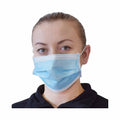 woman wearing mask, 3-Ply Adult Level 2 Mask, Package, 40 Boxes of 50, PPE-PERSONAL PROTECTIVE EQUIPMENT, MASKS, COVID ESSENTIALS, 7738