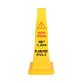 yellow standing cone floor, Safety Cone English-French, SIZE, Large / 36 Inch H, SAFETY, CONES, 7201