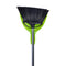 angled brush head with black brissels and metal handle with green dustpan, 10 Inch Angle Broom With 9 Inch E-Z Clean Dustpan Combo, FLOOR CLEANING, ANGLE BROOMS, 4013