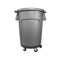 universal garbage grey can black dolly waste container, Universal Garbage Can Dolly, WASTE, ROUND UTILITY CONTAINERS AND LIDS, Best Seller, 9640