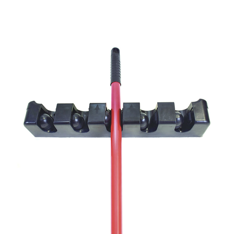 Long Handle Tool Holder - 5 Tool red handles, Long Handle Tool Holder, 5 Tools, FLOOR CLEANING, HANDLES, 5700