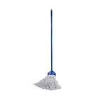 mop with synthetic thread strands with quick release handle, Syn-Pro® Synthetic Narrow Band Wet White Cut End Mop, SIZE, 32 Oz, FLOOR CLEANING, WET MOPS, 3089