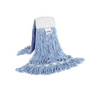 mop synthetic blue looped thread strands 10 oz, Syn-Pro® Synthetic 5 Inch Wide Band Wet Blue Looped End Mop, SIZE, 10 Oz, FLOOR CLEANING, WET MOPS, 3048B