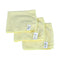yellow 3 stack of cleaning cloths, 16 Inch X 16 Inch 240 Gsm Microfiber Cloths, COLOR, Yellow, Package, 20 Packs of 10, MICROFIBER, CLOTHS, Best Seller, COVID ESSENTIALS, 3130Y