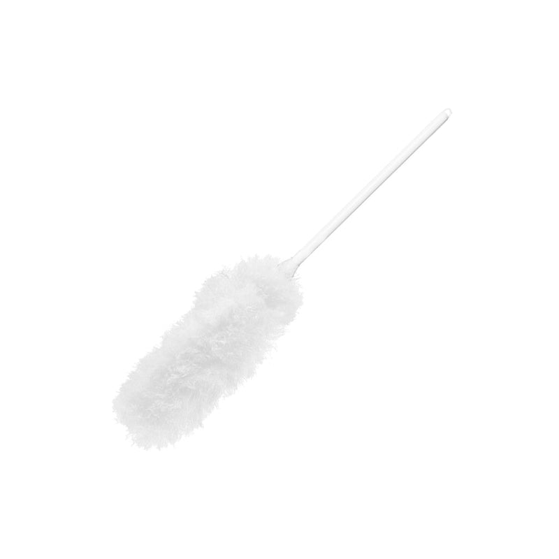 white microfiber duster with white handle, Microfiber Duster, SIZE, Short Handle, MICROFIBER, MICROFIBER DUSTERS, 4038