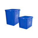 short and long recycling bin for paper and plastic, Curbside Recycling Bin, SIZE, 16 Gallon, WASTE, RECYCLING CONTAINERS, 9300,9301