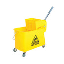 Sidepress Bucket And Wringer Yellow, SIZE, 21 Qt Yellow, FLOOR CLEANING, BUCKETS & WRINGERS, 3082