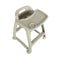 childrens highchair with tray and cupholder groove top view, High Chair With Wheels And Tray, FOOD SERVICE, HIGH CHAIRS, 1133